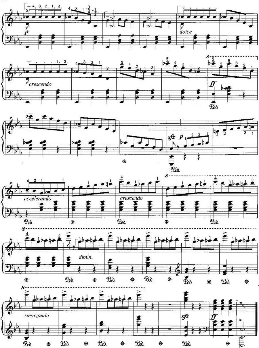 不可不弹的世界钢琴名曲：辉煌的大圆舞曲