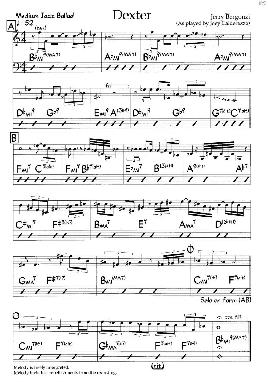 Dexter（爵士钢琴曲）