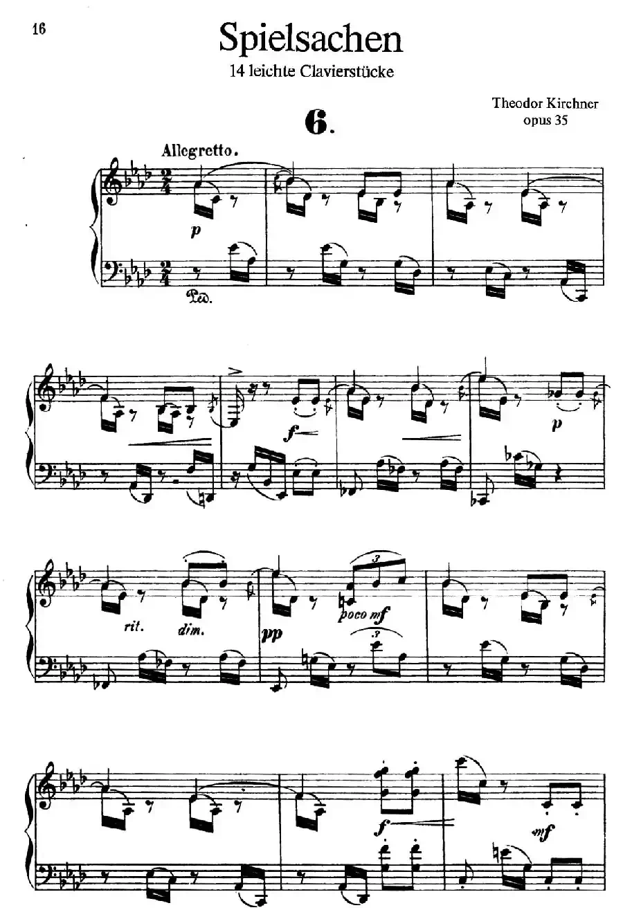 Spielsachen Op.35（玩具·6）
