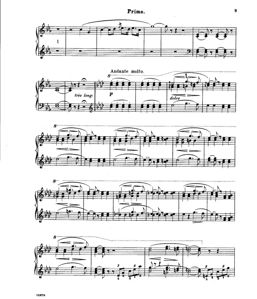 L'Arlesienne Suite No·1（阿莱城姑娘·第一组曲·四手联弹）