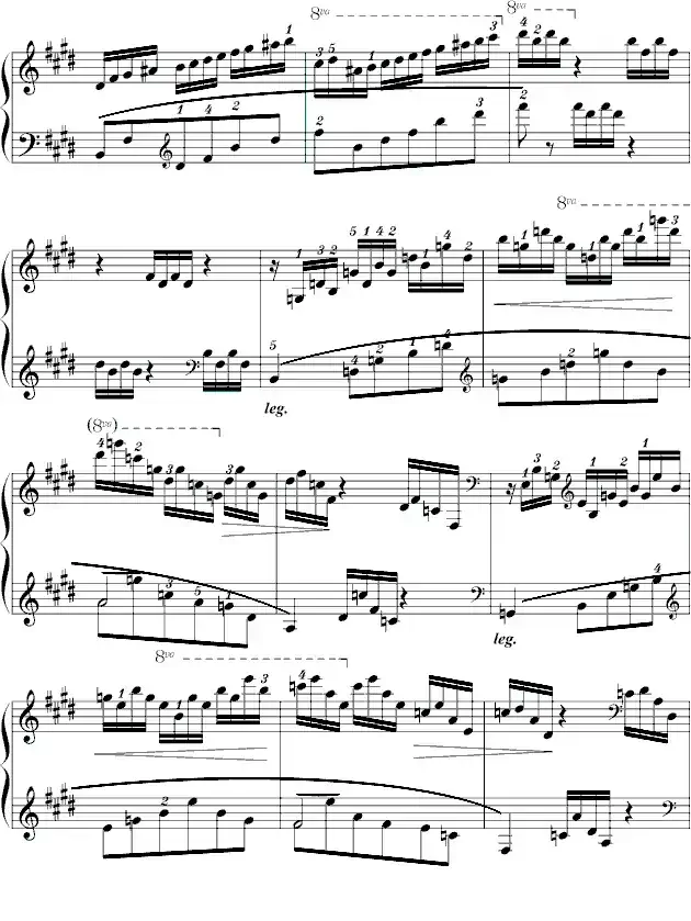 练习曲op.73 no.1