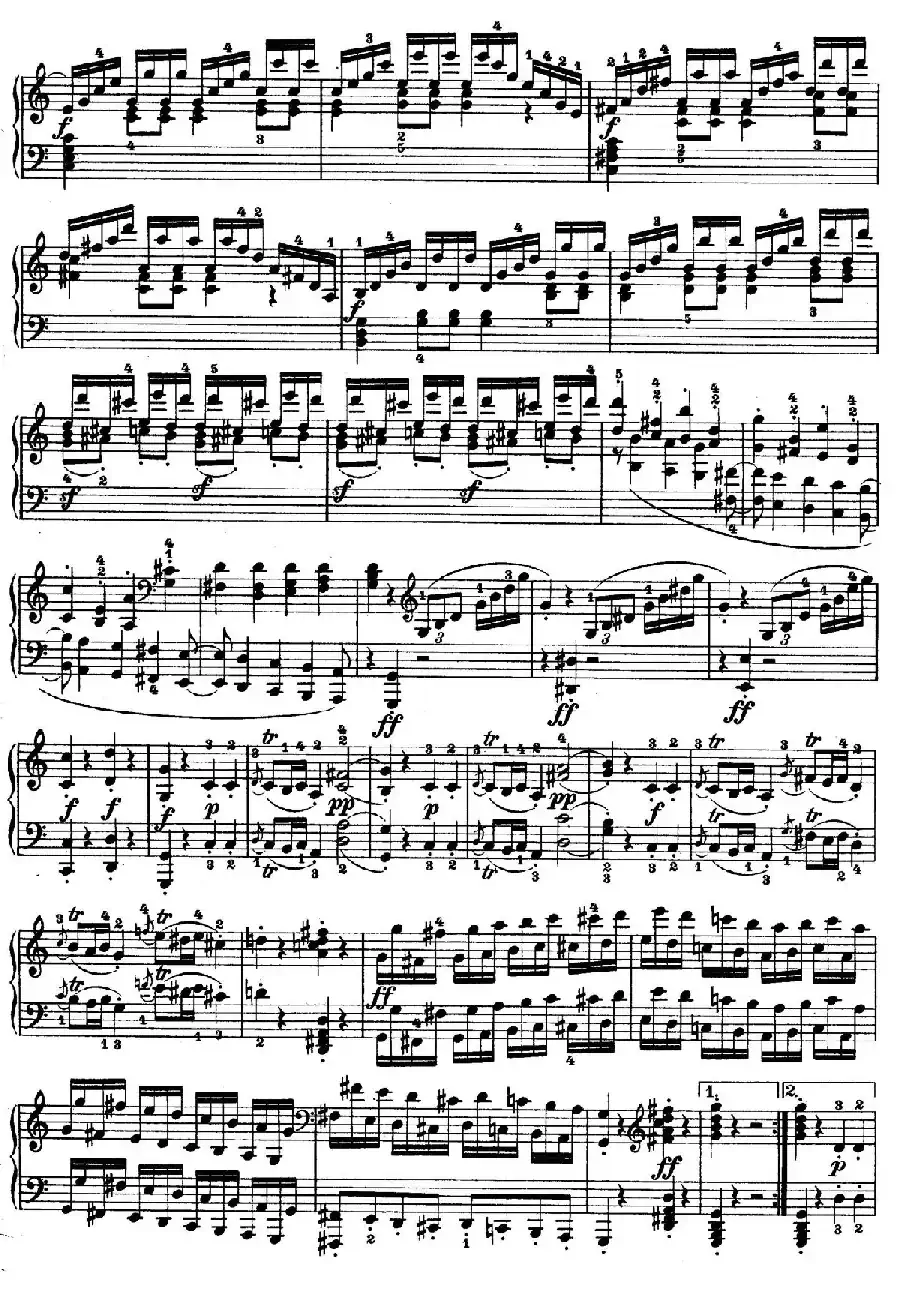 Piano Sonata in C Op.2 No.3（C大调第三钢琴奏鸣曲）