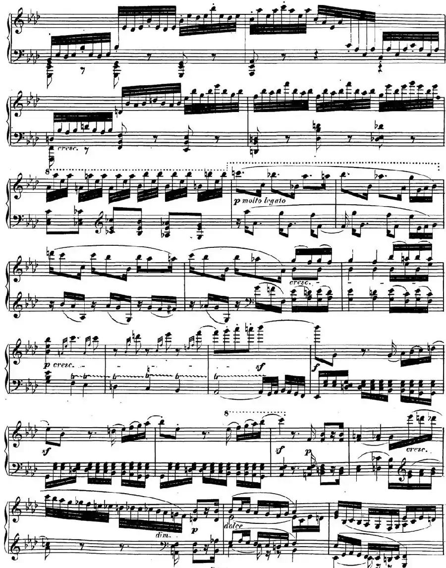 贝多芬钢琴奏鸣曲31 降A大调 Op.110 A-flat major