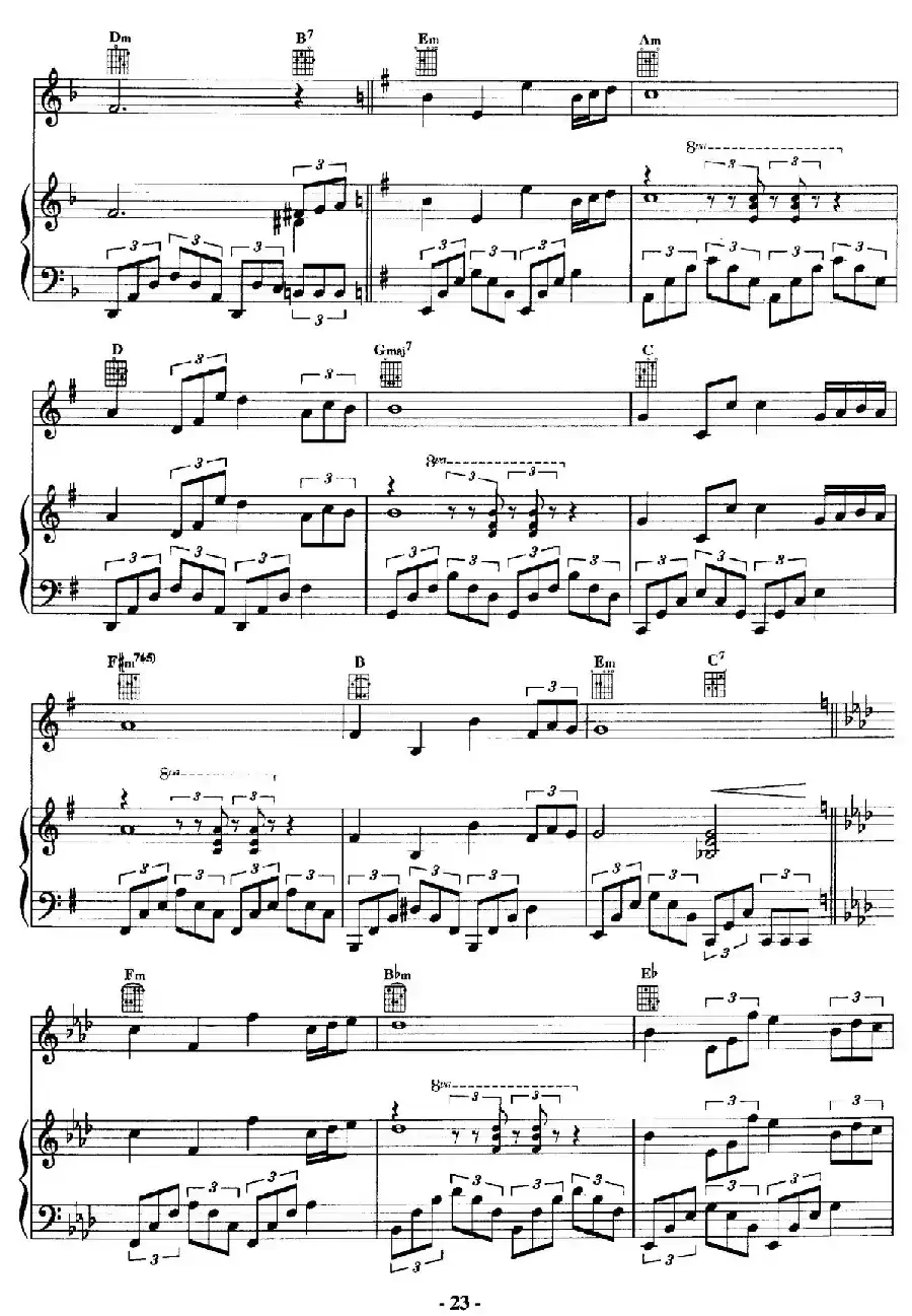 电影配乐大师莫瑞康最佳20首钢琴谱（Best of Ennio Morricone·6）