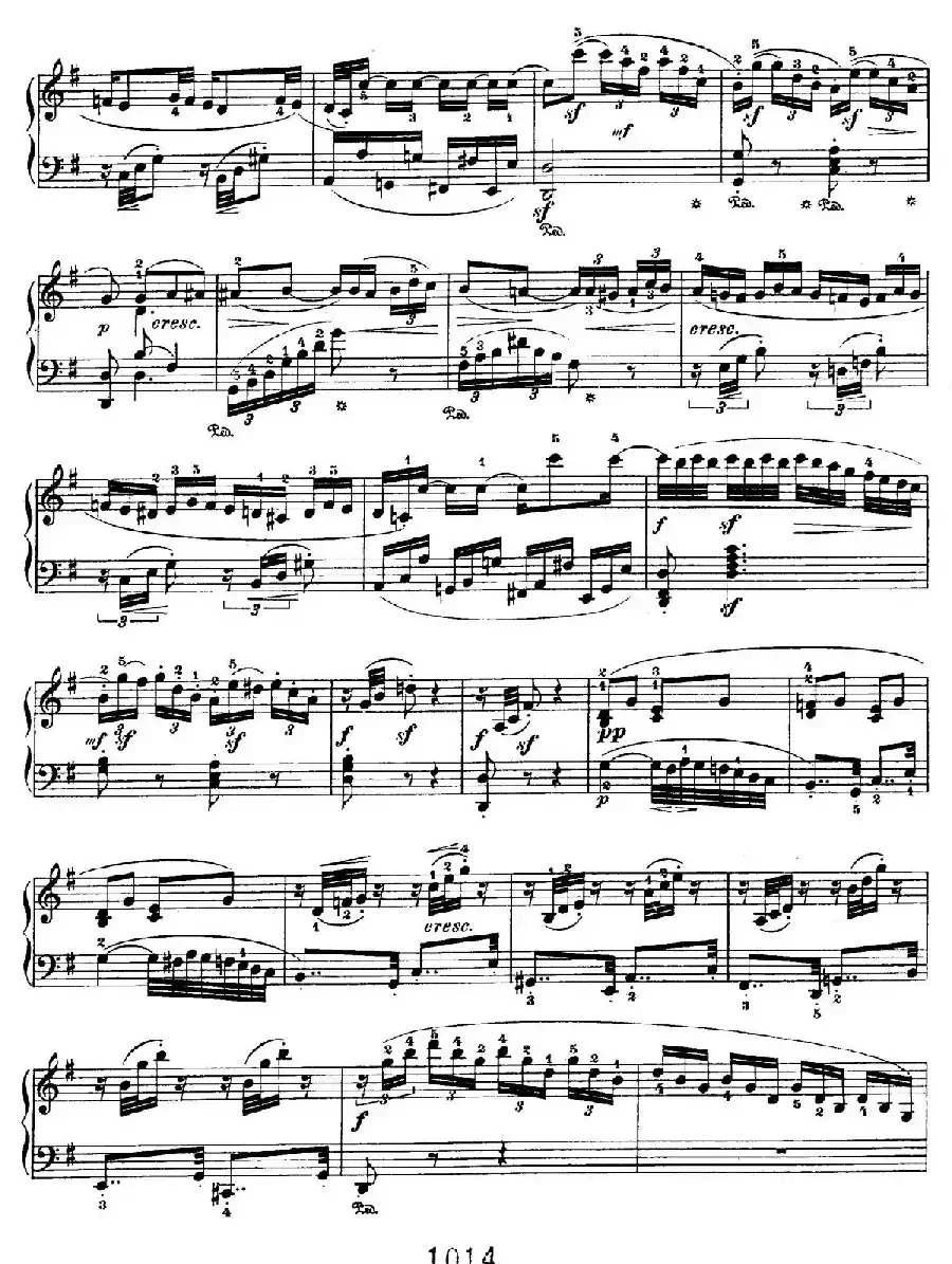 Two Rondos Op.51 No.1（2首回旋曲·2、G大调）