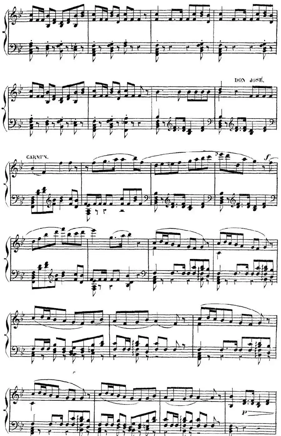 Carmen for Solo Piano（卡门全剧钢琴独奏版）（No.16）
