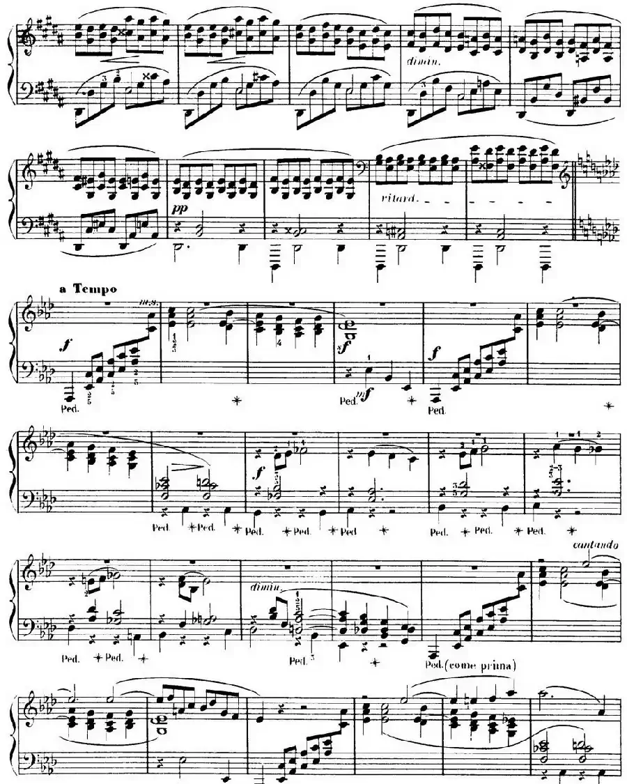 15 Etudes de Virtuosité Op.72 No.13（十五首钢琴练习曲之十三）