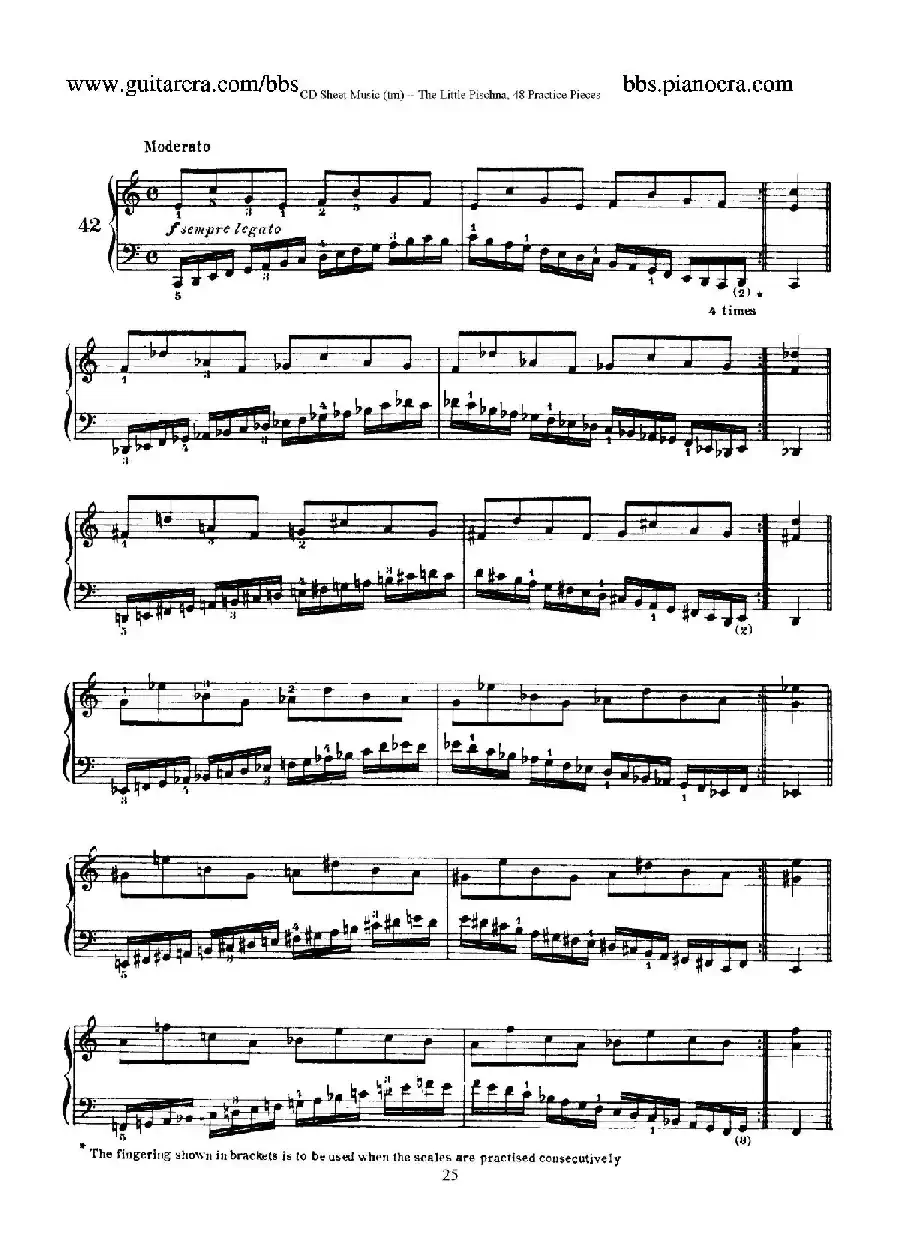 48 Practice Pieces（四十八首钢琴练习曲）