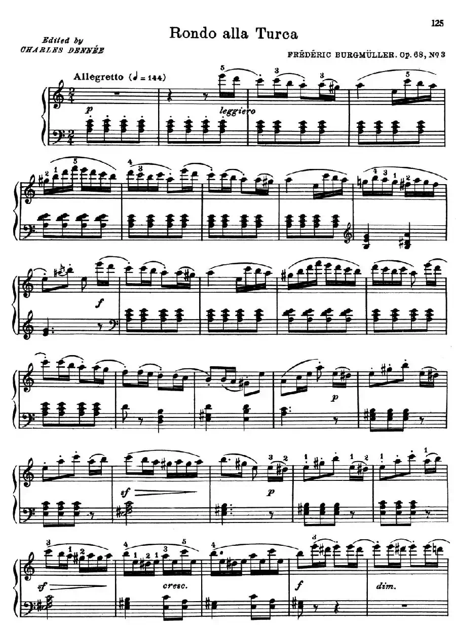 Rondo Alla Turca Op.68 No.3