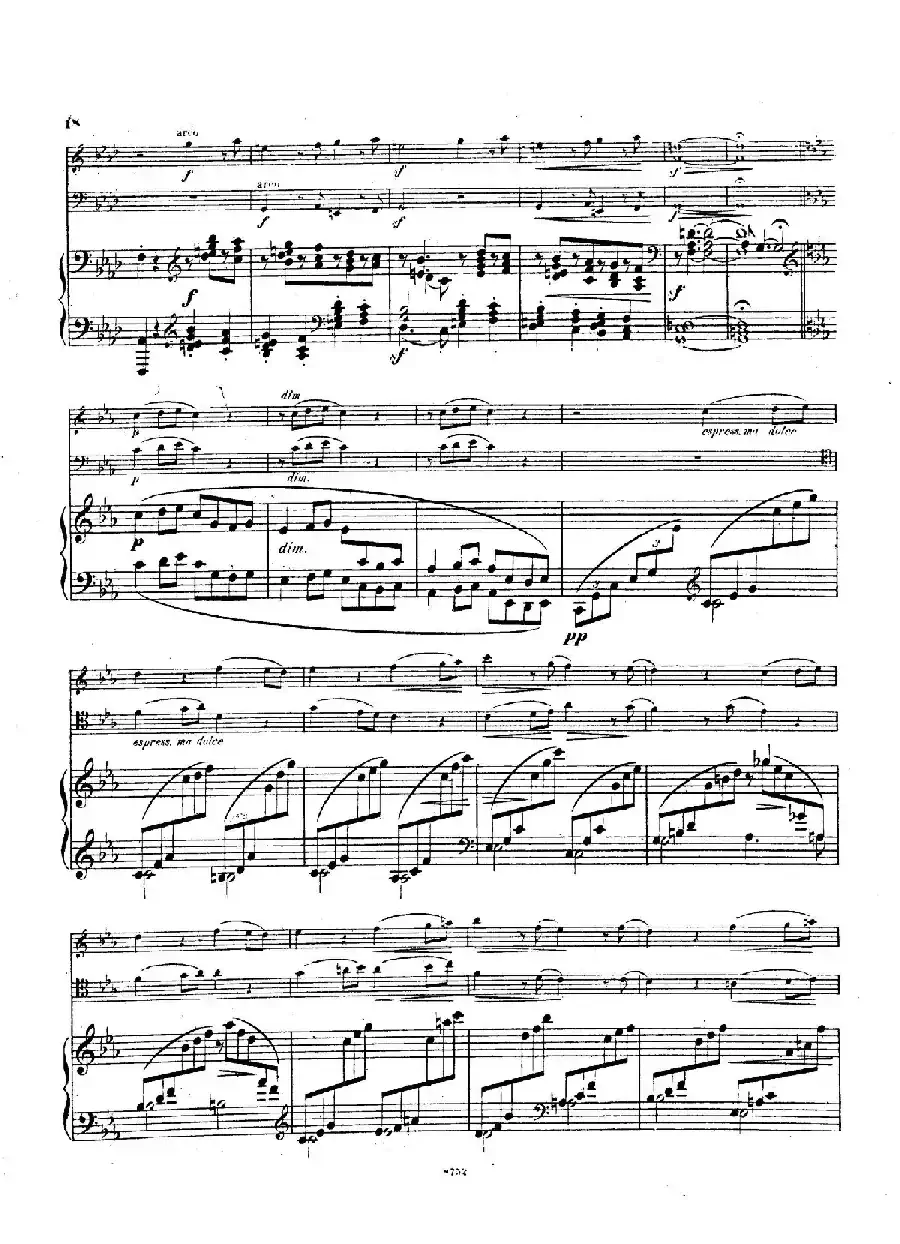 Piano Trio No.3 in c Minor Op.101（c小调第三钢琴三重奏）