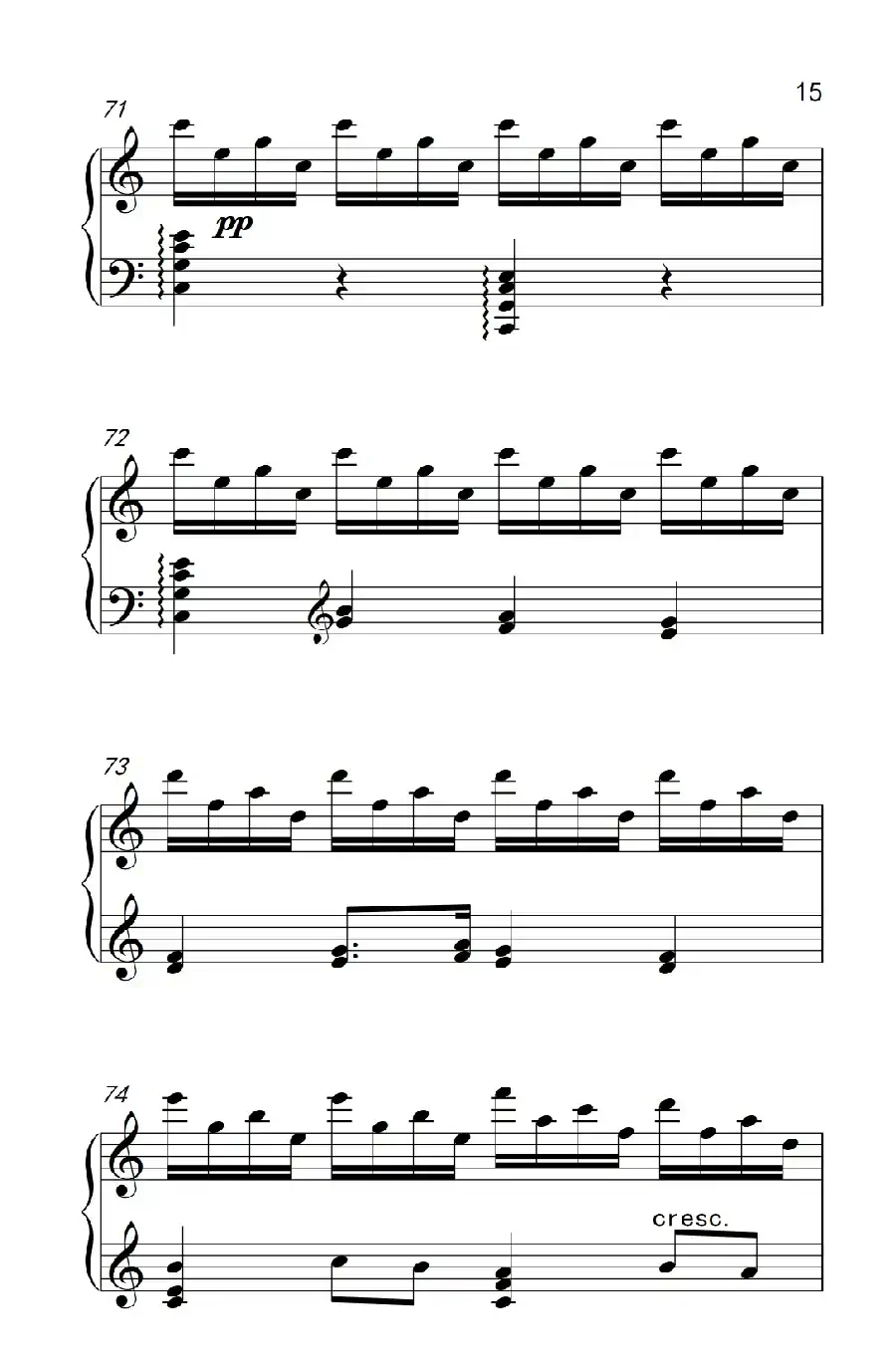 第九级1.前奏曲 Op.12 No.7（中央音乐学院 钢琴（业余）考级教程 7-9级）