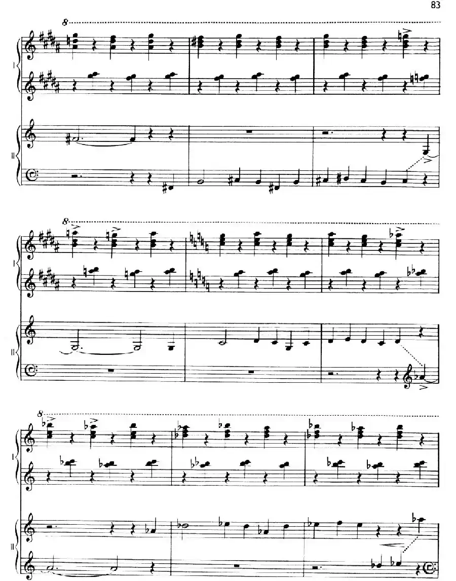 The Planets Op.32（双钢琴）（行星·第六乐章 天王星—魔术师）