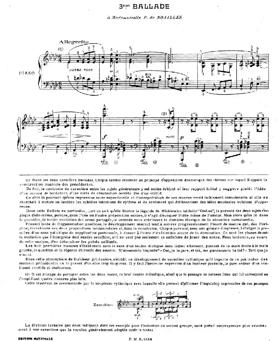 Ballade No.3 in A-flat Major Op.47（降A大调第三叙事曲）