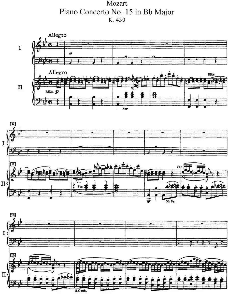 二十八部钢琴协奏曲 No.15（P1-15）