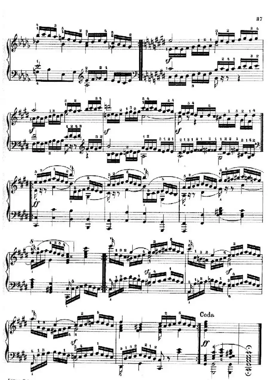 School of the Virtuoso Op.365（60首钢琴高级练习曲·14）