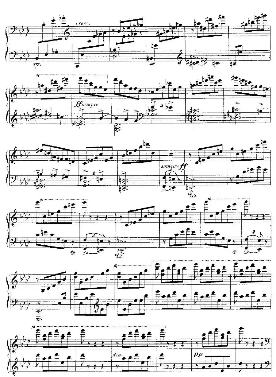 4 Valses Caprice（4首随想圆舞曲）（Op.62 No. 4 in A-flat）