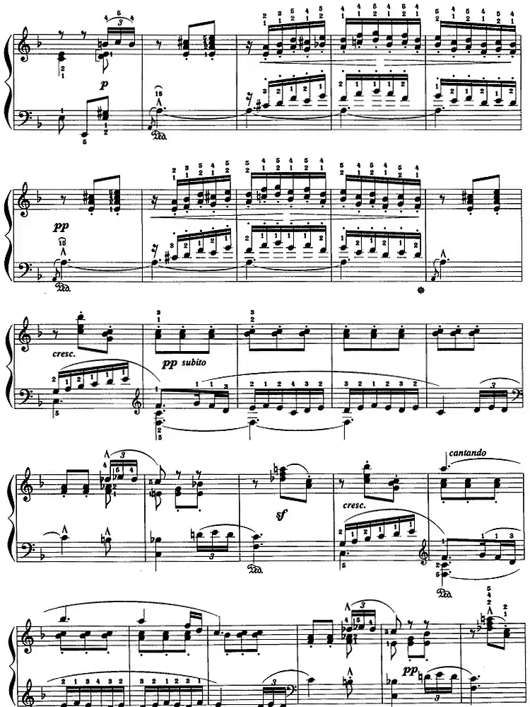 现代钢琴曲：28、东方