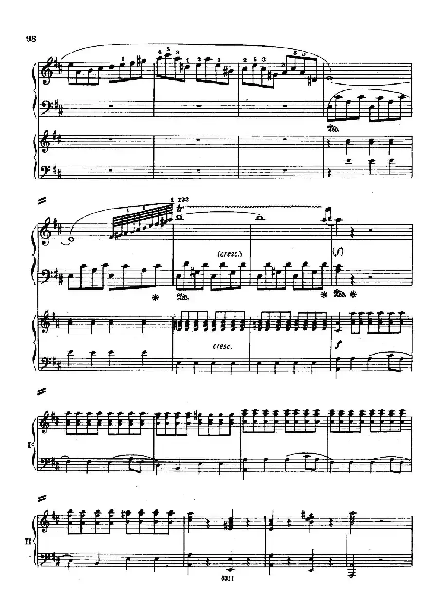 Concerto no 5 K 175 - 2 Piano（Ⅲ）
