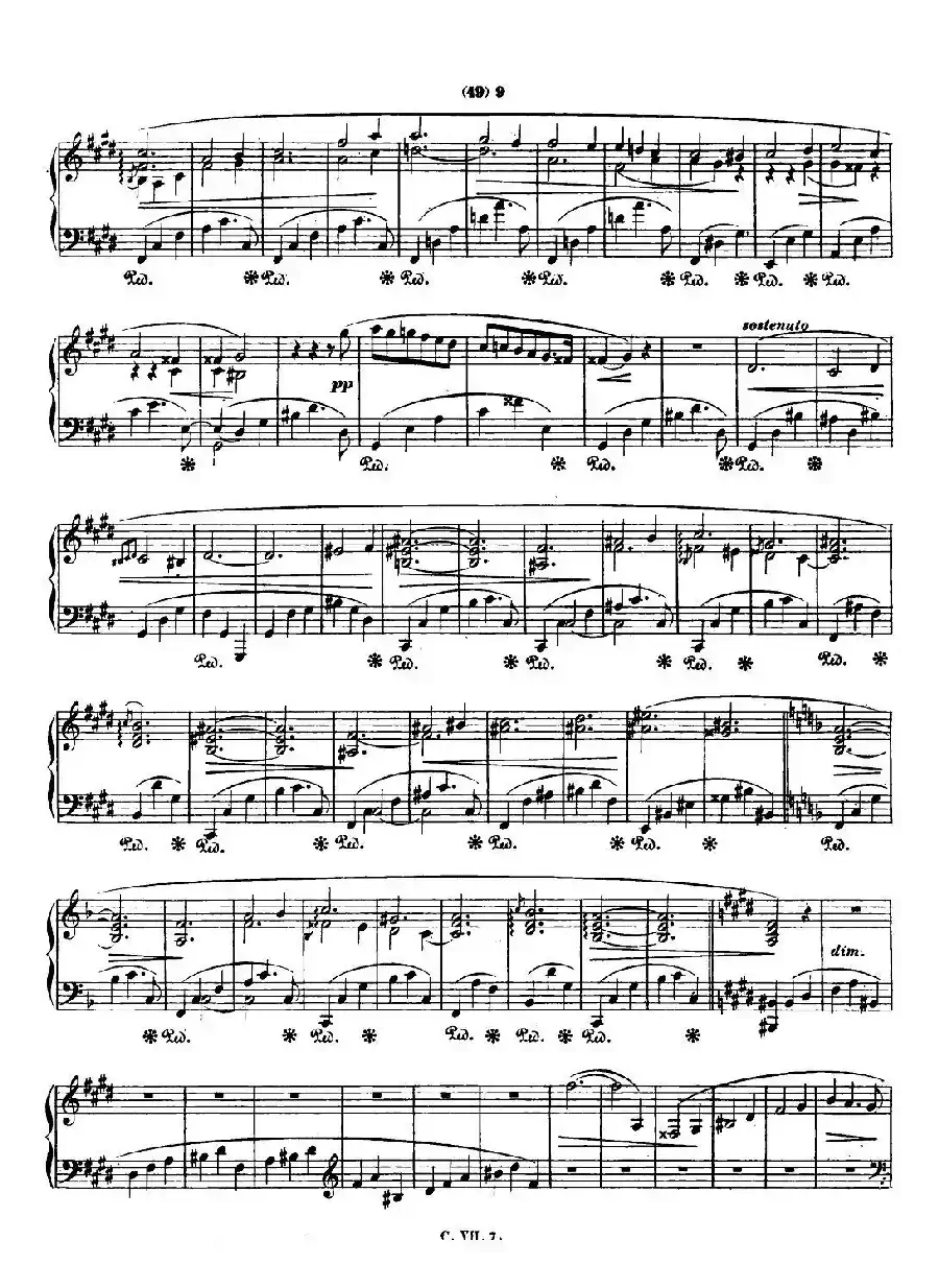 肖邦 钢琴谐谑曲 Chopin Scherzo（No.4  E大调，Op.54）