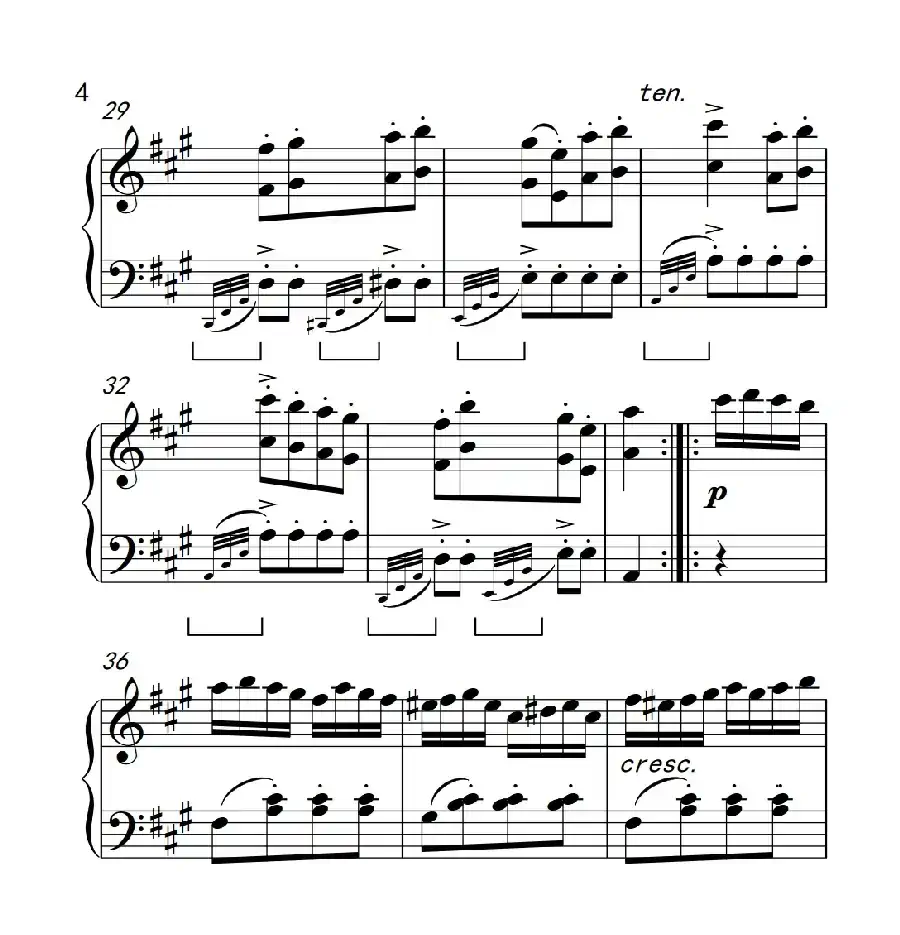 A大调钢琴奏鸣曲（土耳其风格的回旋曲）