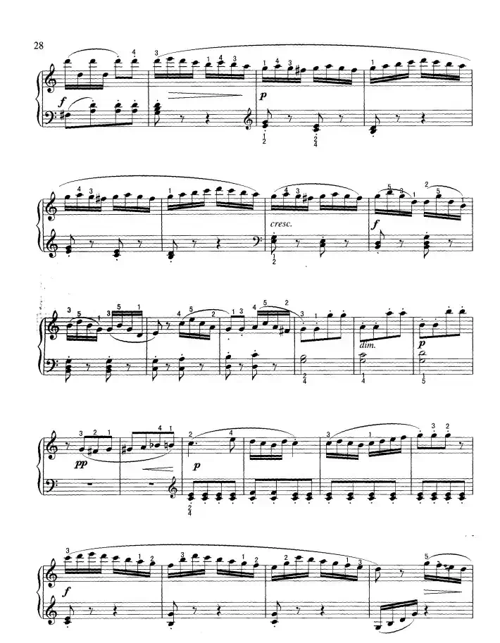 小奏鸣曲（Sonatine,op.36-3）