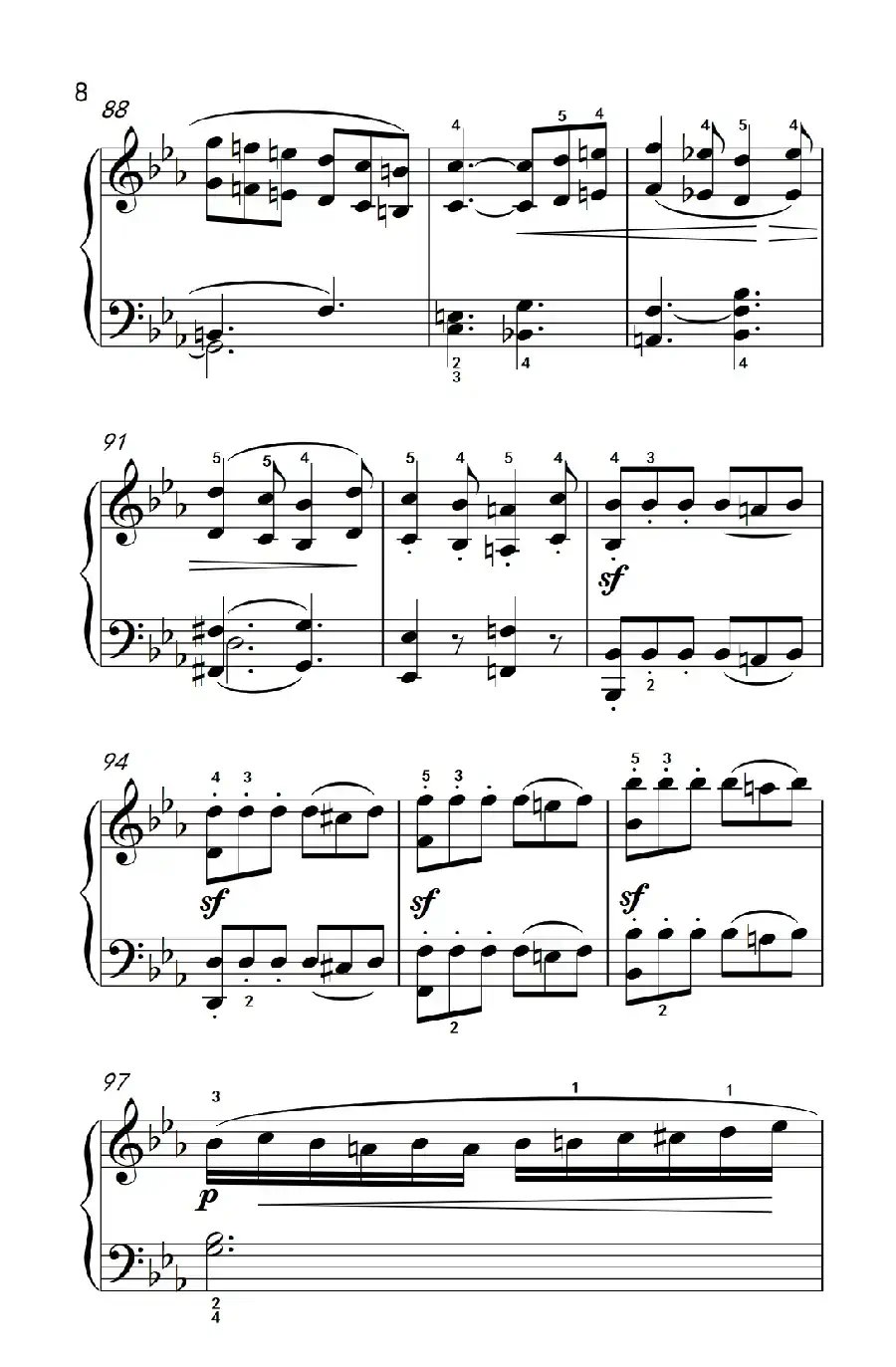 奏鸣曲 Opus 7 第一乐章(贝多芬奏鸣曲集 2)