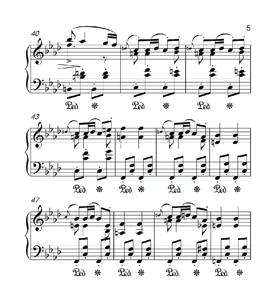 第六级 音乐瞬间（中国音乐学院钢琴考级作品1~6级）