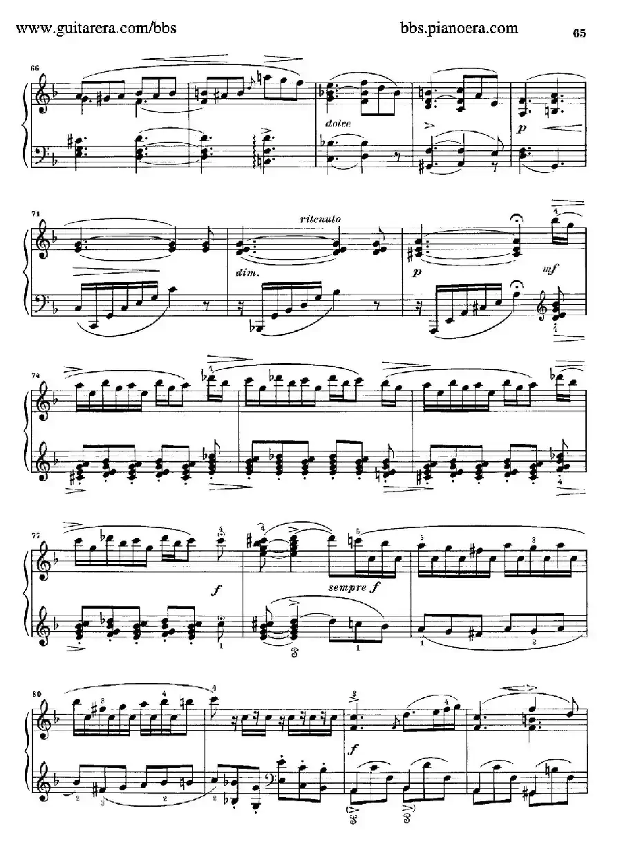 Neue Aquarelle Op.57（新水彩画· 5. 随想曲）