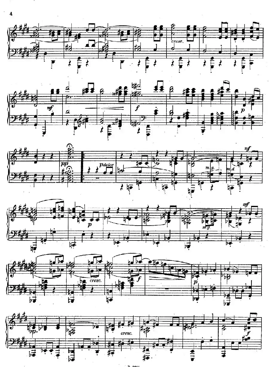 Four Pieces 4首小品 Op.2（Ⅰ）