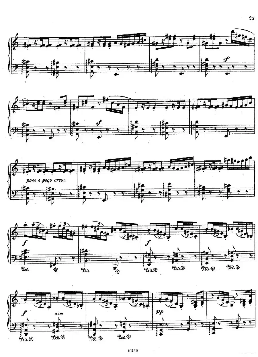 Etudes Rythmiques Op.149（节奏练习曲集）（6）