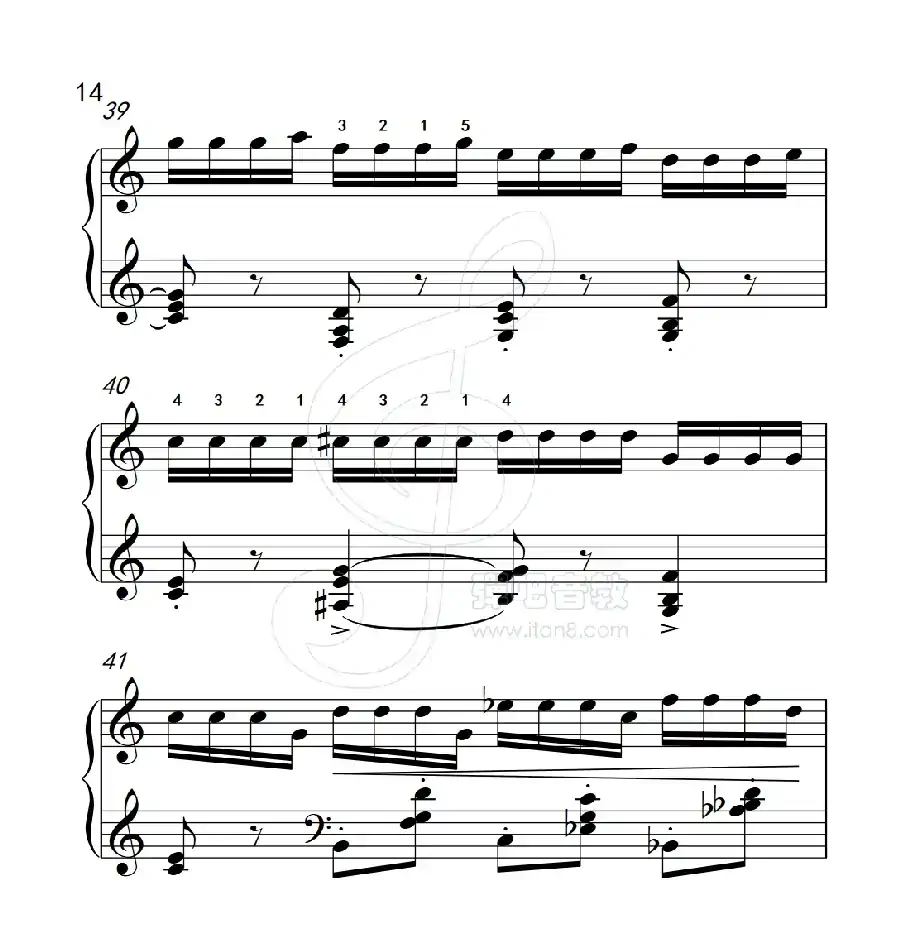 练习曲 12(克拉莫钢琴练习曲60首)