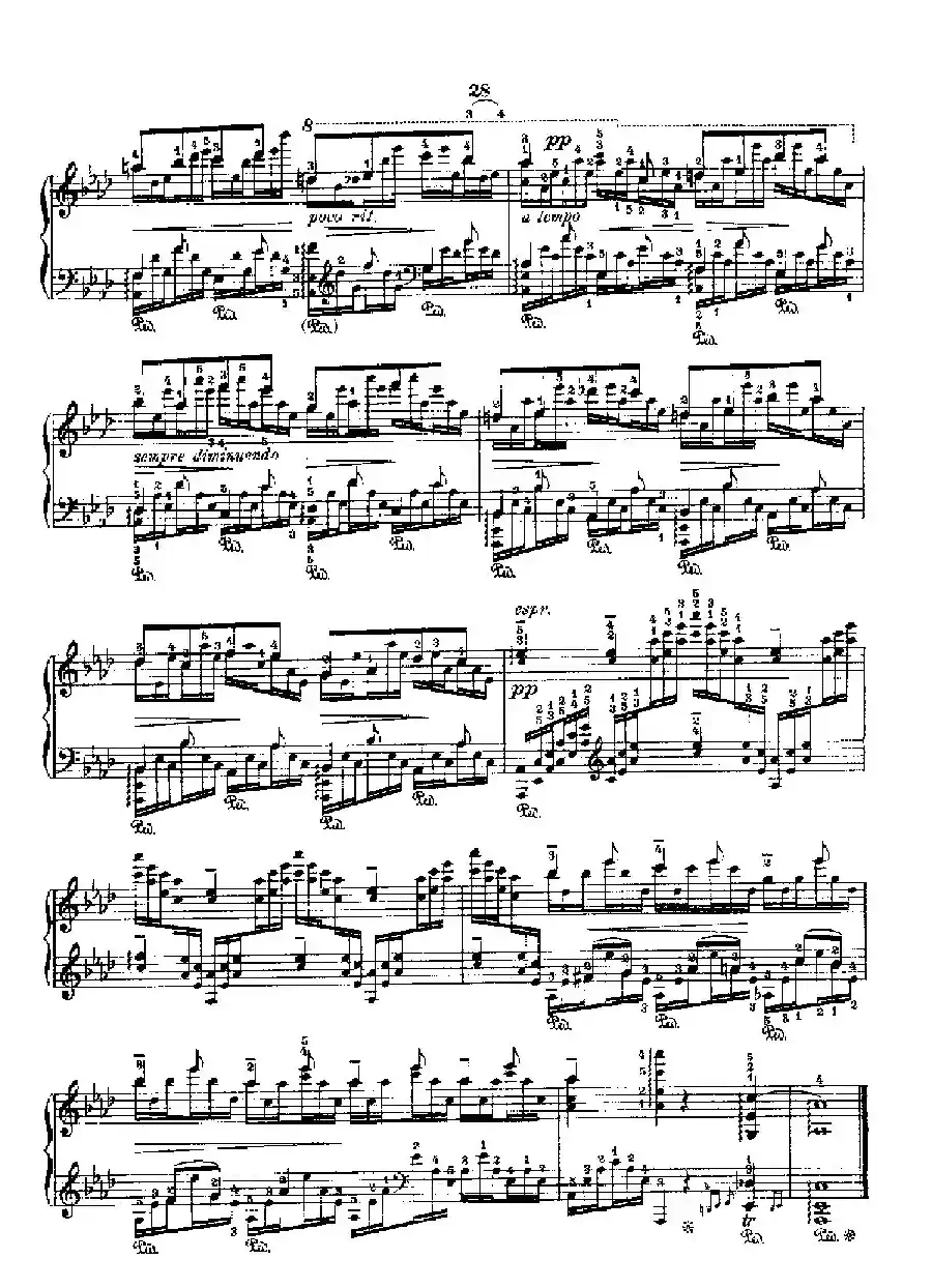 53首以肖邦练习曲为素材而作的练习曲（No.25）