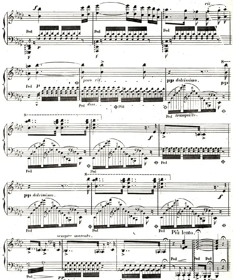 李斯特 旅游岁月 第二集遗补 威尼斯和拿波里 S.162 No.2 小曲