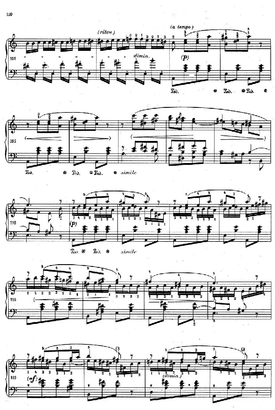 RONDEAU Op.73 （C大调双钢琴回旋曲·独奏版）