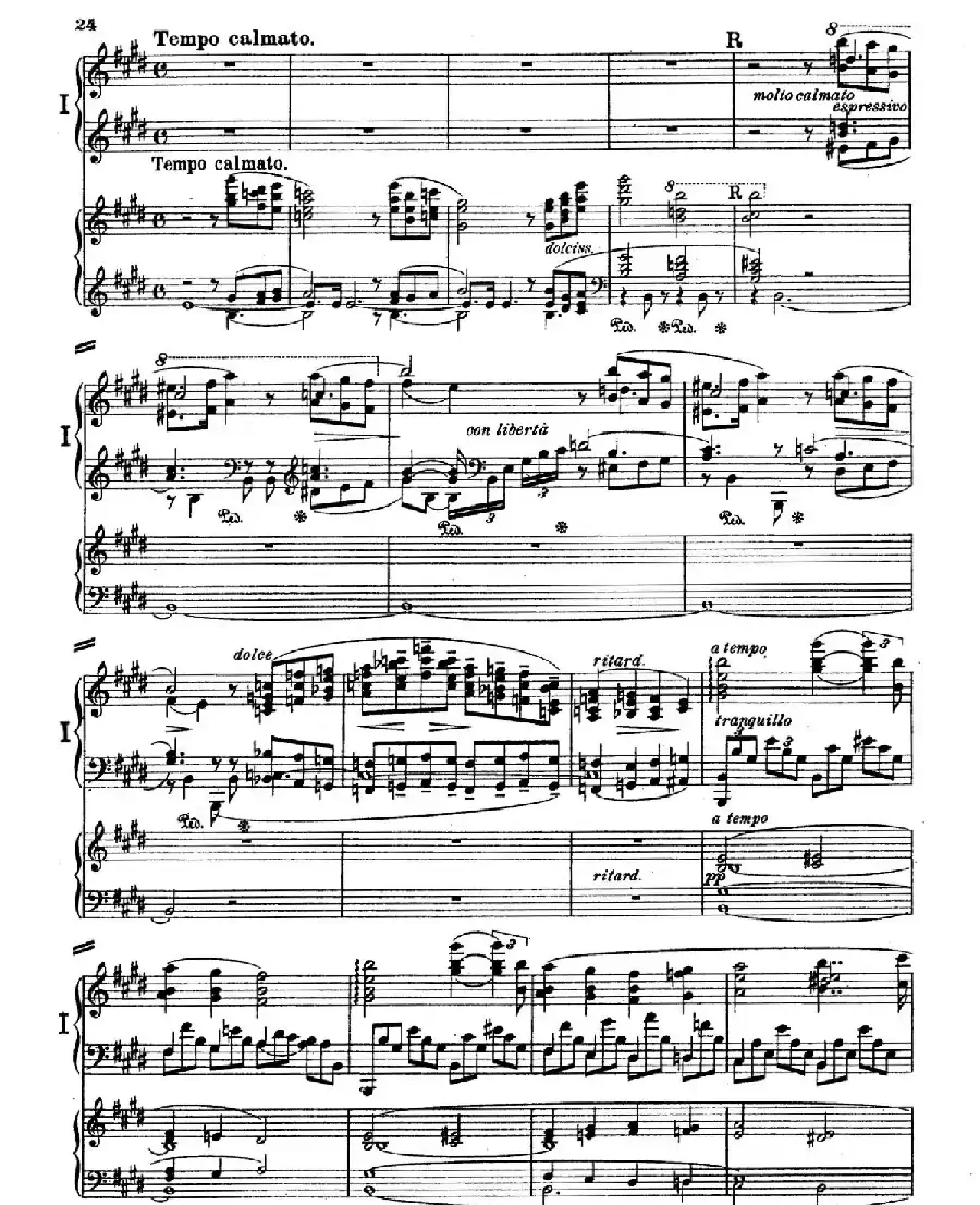 Piano Concerto in E Major Op.59（E大调钢琴协奏曲·双钢琴·第一乐章）