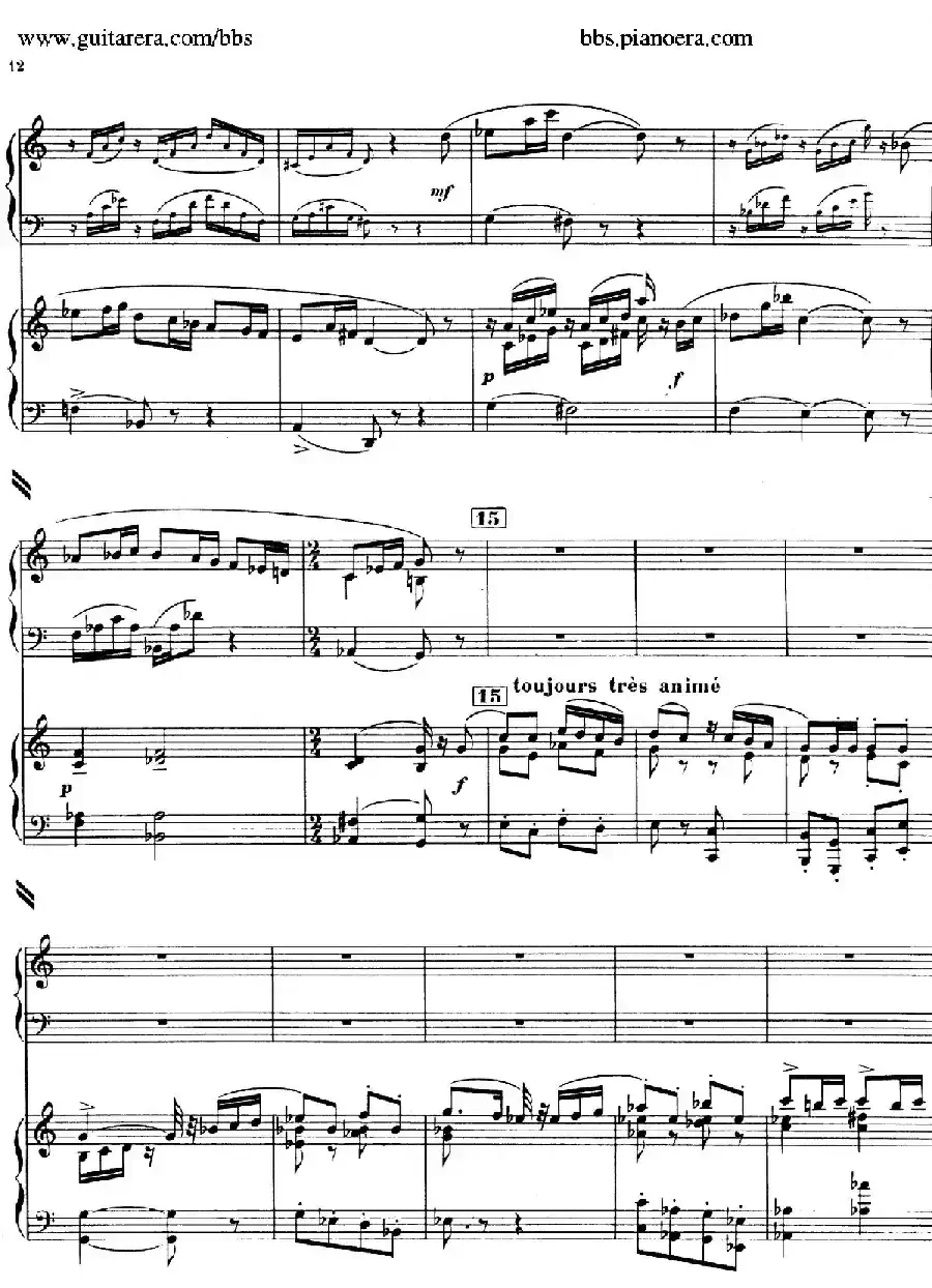 Piano Concerto in c-sharp Minor （升c小调钢琴协奏曲·第一乐章）