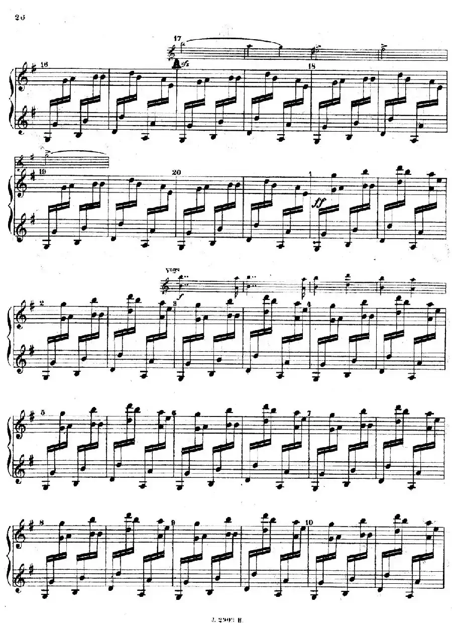 Symphony on a French Mountain Air Op.25（法国山歌交响曲·钢琴独奏·Ⅲ）