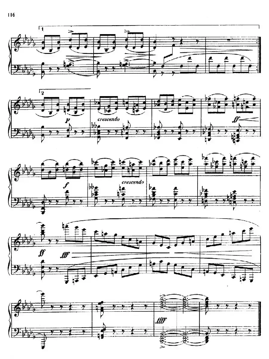 24 Characteristic Pieces Op.36（24首性格小品·22）