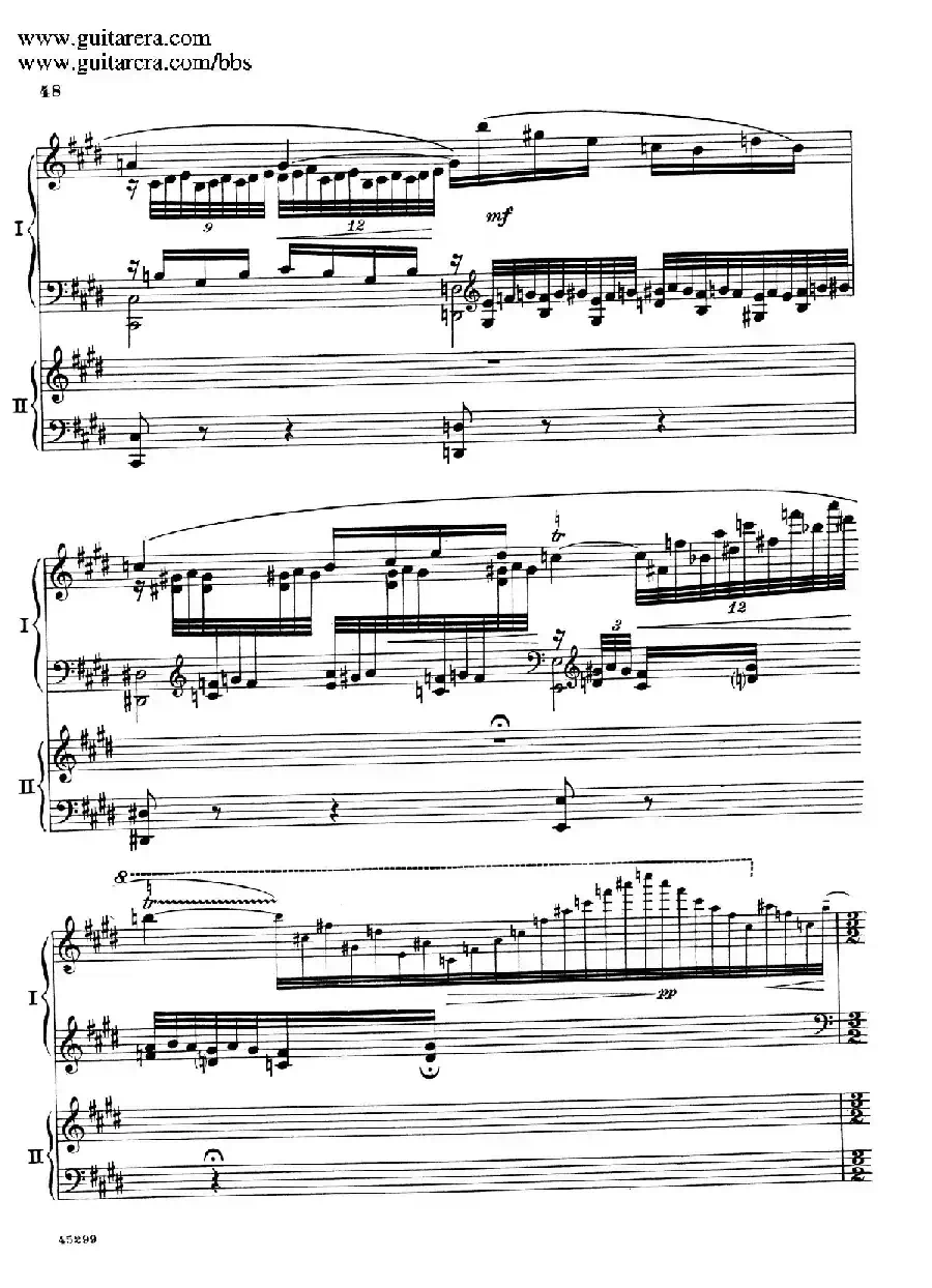 Piano Concerto Op.38（钢琴协奏曲·双钢琴·第二乐章）