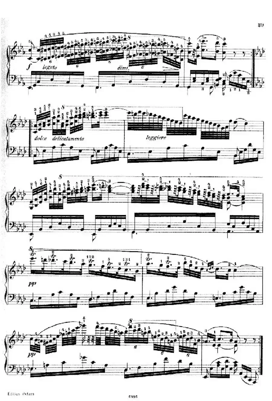 School of the Virtuoso Op.365（60首钢琴高级练习曲·15）