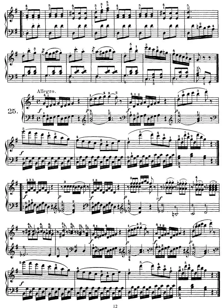 Czerny - 100 Progressive Studies Op.139（22—36）