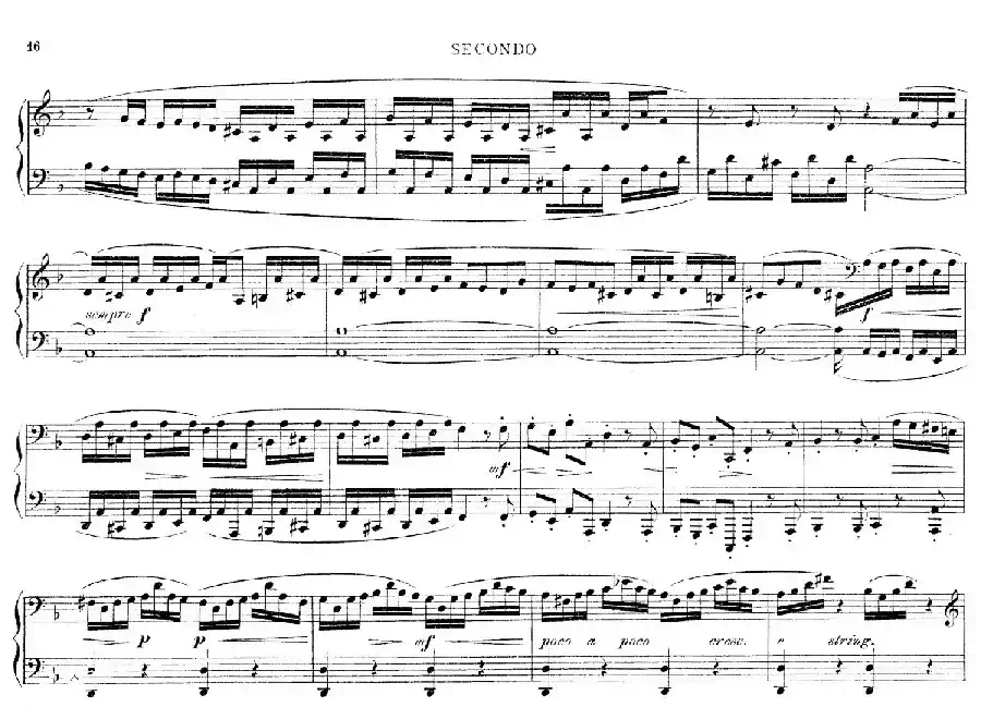 d小调托卡塔与赋格（BWV 565·雷格改编钢琴四手联弹版）