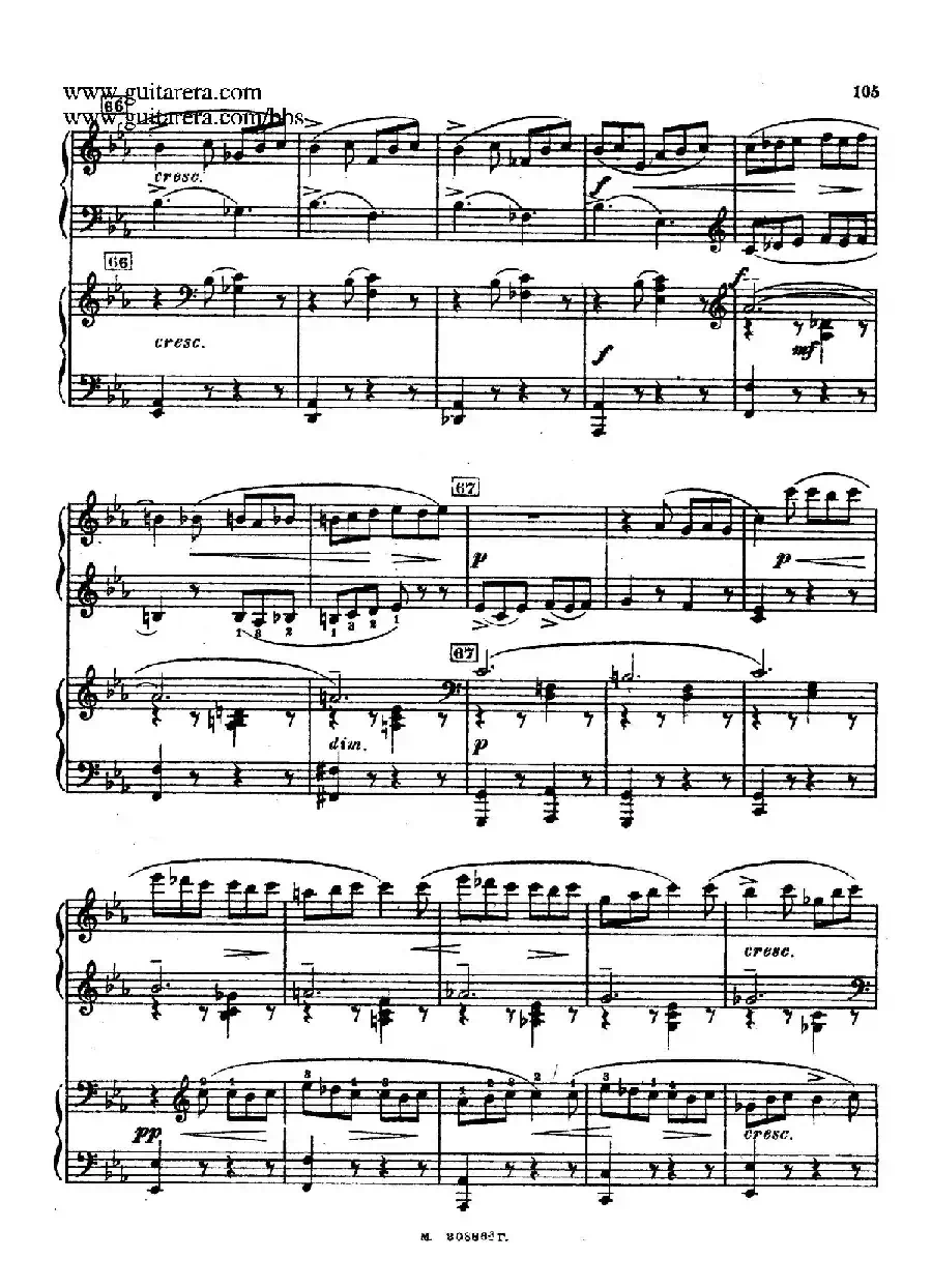 第二双钢琴组曲 Suite for Two Pianos No.2 Op.17（4. 塔兰泰拉舞曲 Tarantella）