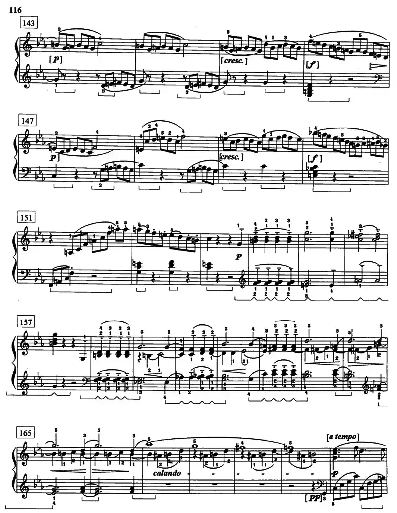 “悲怆”奏鸣曲Op.13（第三乐章）