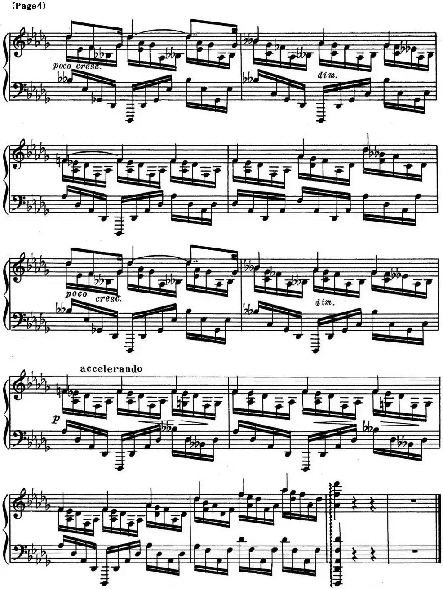 斯克里亚宾8首钢琴练习曲 Op42（No.6 Alexander Scriabin Etudes）