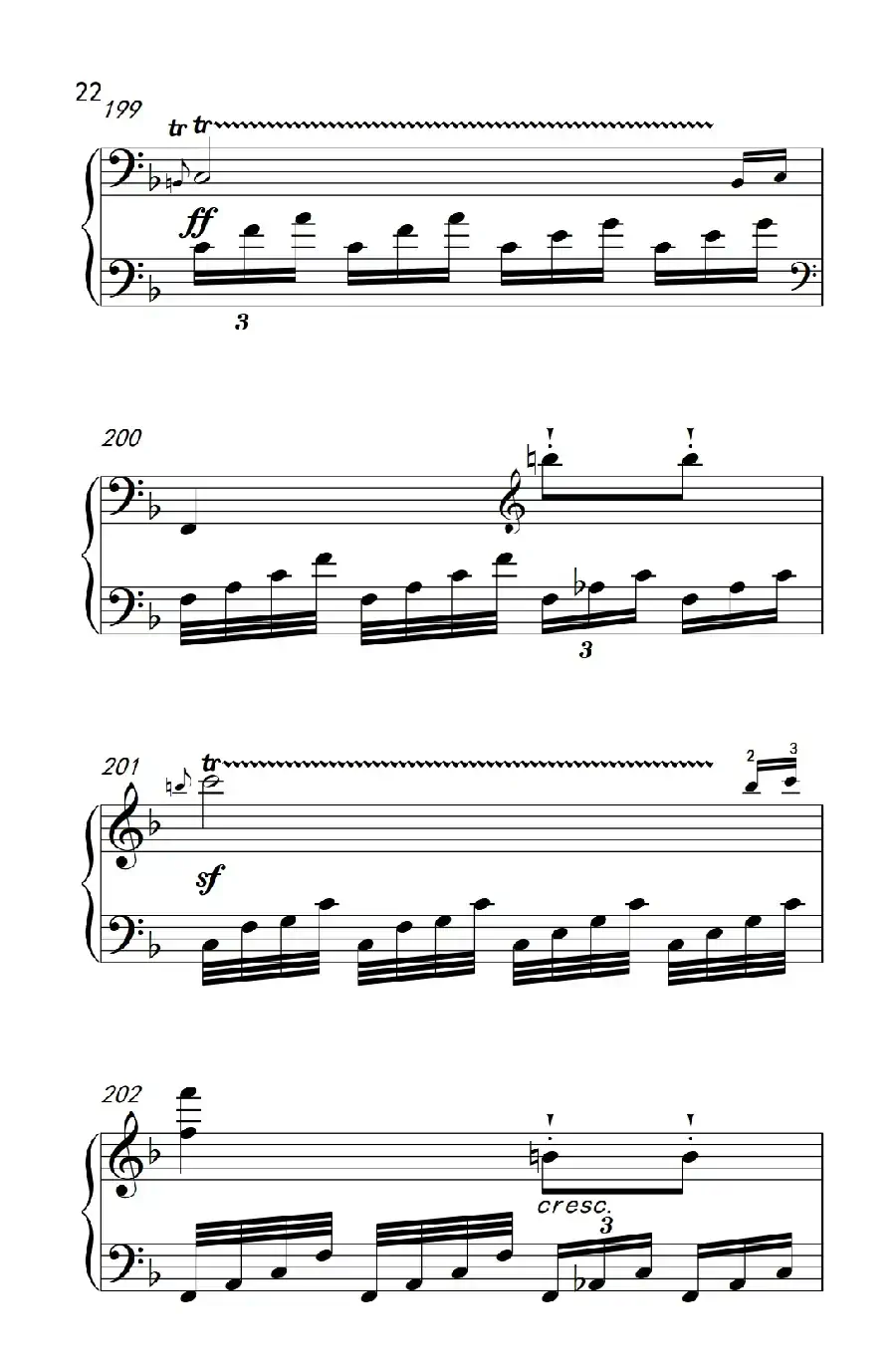 奏鸣曲 Opus 10 Nr.2 第一乐章（贝多芬奏鸣曲集 2）