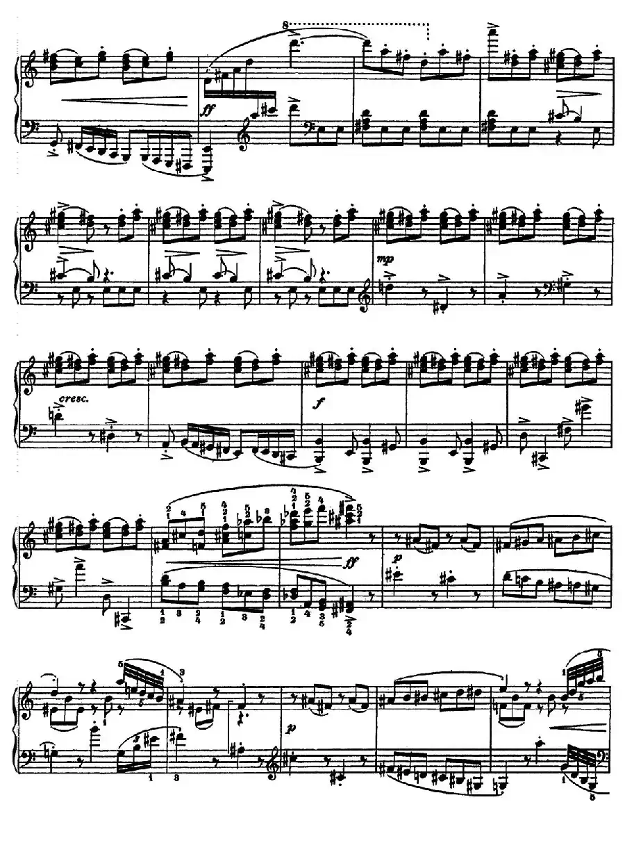 Scherzo from The Love for 3 Oranges Op.33（《三个桔子的爱情》谐谑曲）