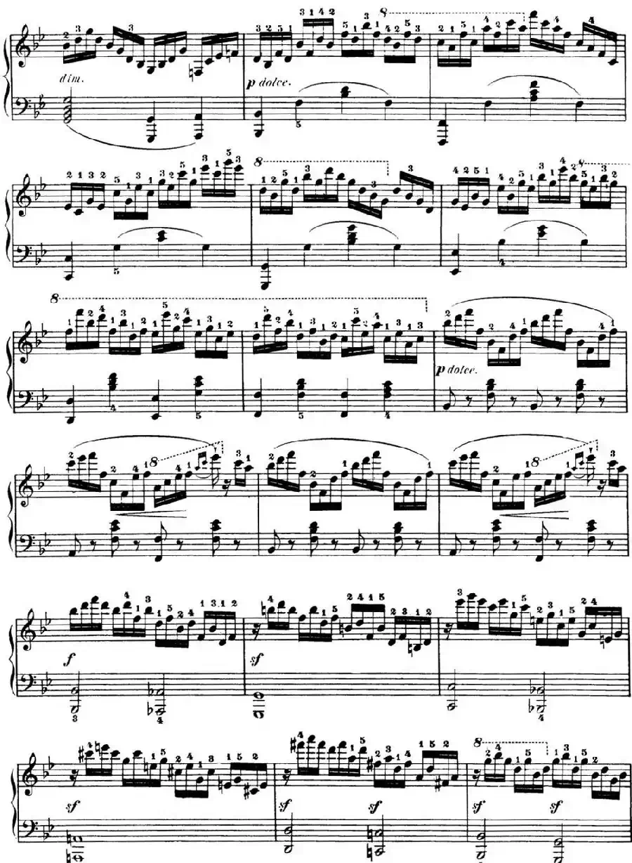 50首车尔尼Op.740钢琴手指灵巧技术练习曲（NO.14）