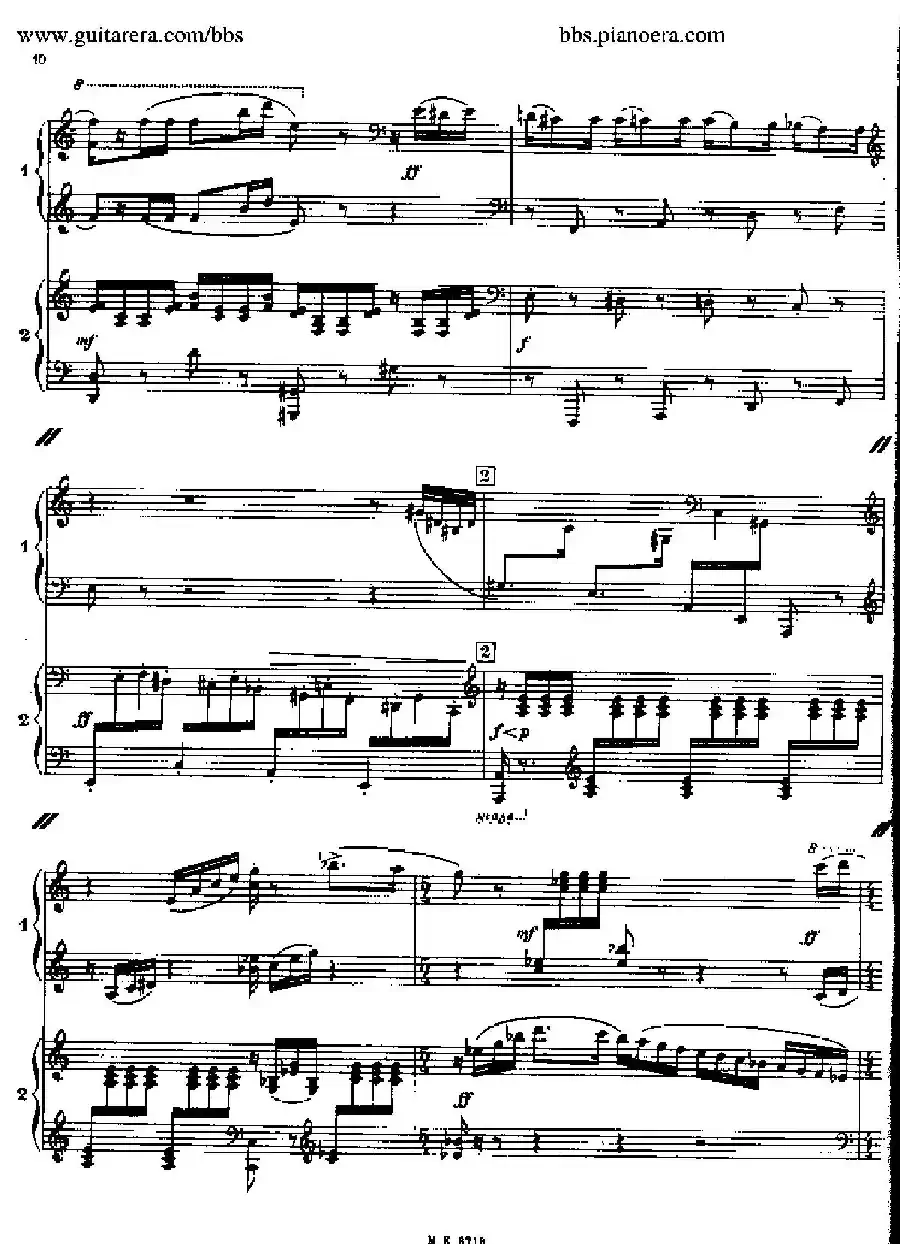 Sonata for Two Pianos（双钢琴奏鸣曲）