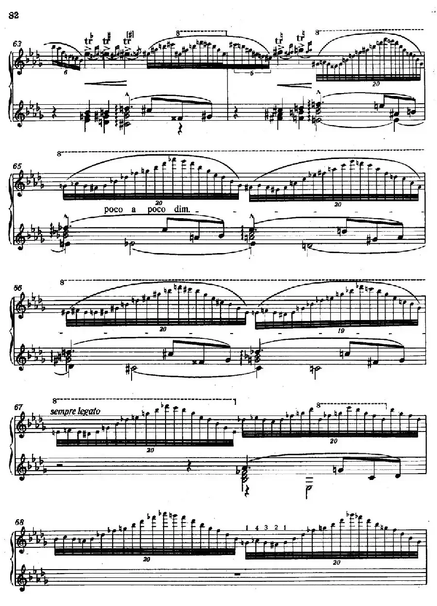 12 Etudes d'execution Transcendante S.139（12首超技练习曲·9）